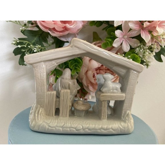 Vtg Ceramic Porcelain Nativity Jesus‎ Mary Joseph - Picture 12 of 12